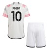 Camisola + Calções Juventus Pogba 10 Criança Equipamento 2ª 23/24