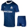 Camisola + Calções Olympique de Marseille Criança Equipamento 2ª 23/24