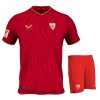 Camisola + Calções Sevilla FC Criança Equipamento 2ª 23/24