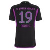 Camisola FC Bayern de Munique Davies 19 Homen Equipamento 2ª 23/24