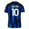 Camisola Inter Milan Lautaro Martinez 10 Homen Equipamento 1ª 23/24