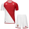 Camisola + Calções AS Monaco Criança Equipamento 1ª 23/24