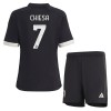 Camisola + Calções Juventus Chiesa 7 Criança Equipamento 3ª 23/24