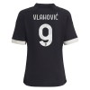 Camisola + Calções Juventus Vlahovic 9 Criança Equipamento 3ª 23/24