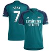 Camisola Arsenal Saka 7 Homen Equipamento 3ª 23/24