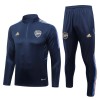 Arsenal Homen Sweat de Treino Conjunto Quarto-Zíper 23/24 Azul