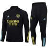 Arsenal Homen Sweat de Treino Conjunto Quarto-Zíper 23/24 Preta