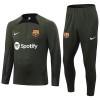 FC Barcelona Homen Sweat de Treino Conjunto Quarto-Zíper 23/24 Verde