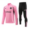 Inter Miami CF Homen Sweat de Treino Conjunto Quarto-Zíper 23/24 Rosa