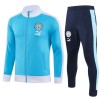 Manchester City Homen Casaco de Treino Conjunto 23/24 Azul