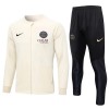 Paris Saint-Germain Homen Casaco de Treino Conjunto 23/24 Creme