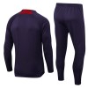 Paris Saint-Germain Homen Sweat de Treino Conjunto Quarto-Zíper 23/24 Roxo