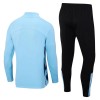 West Ham United Homen Sweat de Treino Conjunto Quarto-Zíper 23/24 Azul