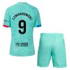 Camisola + Calções FC Barcelona Lewandowski 9 Criança Equipamento 3ª 23/24