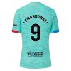 Camisola FC Barcelona Lewandowski 9 Homen Equipamento 3ª 23/24