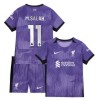 Camisola + Calções Liverpool M.Salah 11 Criança Equipamento 3ª 23/24