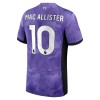 Camisola Liverpool Mac Allister 10 Homen Equipamento 3ª 23/24