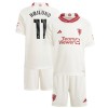 Camisola + Calções Manchester United Hojlund 11 Criança Equipamento 3ª 23/24