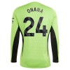 Camisola Guarda-Redes Manchester United Onana 24 Manga Comprida Homen Equipamento 1ª 23/24