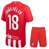 Camisola + Calções Atlético Madrid Joao Felix 18 Criança Equipamento 1ª 23/24