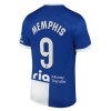 Camisola + Calções Atlético Madrid Memphis 9 Criança Equipamento 2ª 23/24