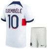 Camisola + Calções Paris Saint-Germain Dembele 10 Criança Equipamento 2ª 23/24