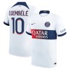 Camisola Paris Saint-Germain Dembele 10 Homen Equipamento 2ª 23/24