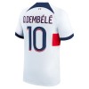 Camisola Paris Saint-Germain Dembele 10 Homen Equipamento 2ª 23/24