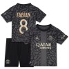 Camisola + Calções Paris Saint-Germain Fabian 8 Criança Equipamento 3ª 23/24