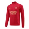 Arsenal Kit Homen Sweat de Treino Quarto-Zíper 23/24 Vermelha