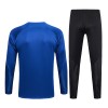 Inter Milan Kit Homen Sweat de Treino Quarto-Zíper 23/24 Azul