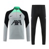 Liverpool Kit Homen Sweat de Treino Quarto-Zíper 23/24 Cinza