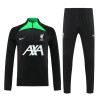 Liverpool Kit Homen Sweat de Treino Quarto-Zíper 23/24 Preta