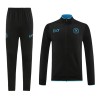 Napoli Kit Homen Sweat de Treino Quarto-Zíper 23/24 Preta