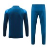 Olympique de Marseille Kit Homen Sweat de Treino Quarto-Zíper 23/24 Navy