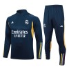 Real Madrid Kit Homen Sweat de Treino Quarto-Zíper 23/24 Navy