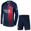 Camisola + Calções Paris Saint-Germain Criança Manga Comprida Equipamento 1ª 23/24