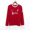 Camisola Liverpool Manga Comprida Homen Equipamento 1ª 23/24