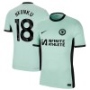 Camisola Chelsea Nkunku 18 Homen Equipamento 3ª 23/24