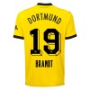 Camisola Borussia Dortmund Brandt 19 Homen Equipamento 1ª 23/24