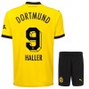 Camisola + Calções Borussia Dortmund Haller 9 Criança Equipamento 1ª 23/24