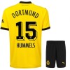 Camisola + Calções Borussia Dortmund Hummels 15 Criança Equipamento 1ª 23/24