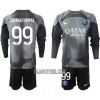 Camisola + Calções Guarda-Redes Paris Saint-Germain Gianluigi Donnarumma 99 Criança Manga Comprida Equipamento 3ª 22/23