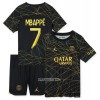 Camisola + Calções Paris Saint-Germain Mbappé 7 Criança Equipamento 4ª 22/23