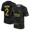 Camisola Paris Saint-Germain HAKIMI 2 Jordan Homen Equipamento 4ª 22/23