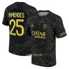 Camisola Paris Saint-Germain N. MENDES 25 Jordan Homen Equipamento 4ª 22/23