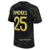 Camisola Paris Saint-Germain N. MENDES 25 Jordan Homen Equipamento 4ª 22/23