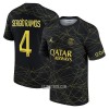 Camisola Paris Saint-Germain SERGIO RAMOS 4 Jordan Homen Equipamento 4ª 22/23