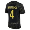 Camisola Paris Saint-Germain SERGIO RAMOS 4 Jordan Homen Equipamento 4ª 22/23