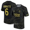 Camisola Paris Saint-Germain VERRATTI 6 Jordan Homen Equipamento 4ª 22/23